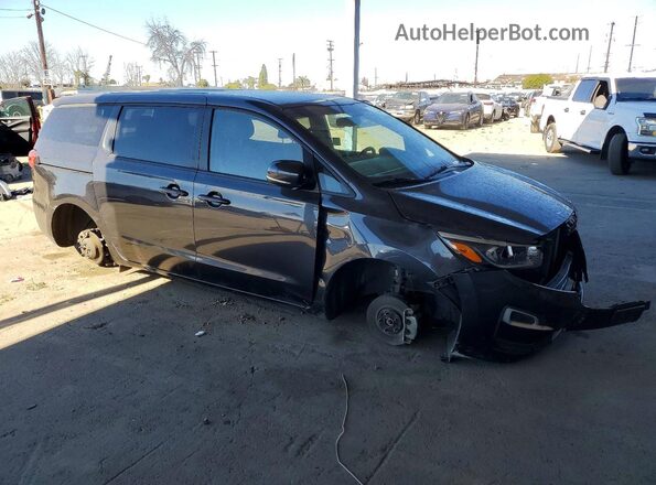 KNDMB5C12M6675610 2021 KIA SEDONA Gray Przód prawy