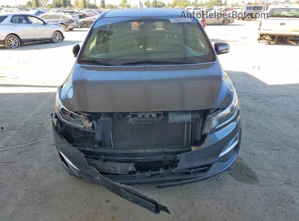 KNDMB5C12M6675610 2021 KIA SEDONA Gray Widok z przodu