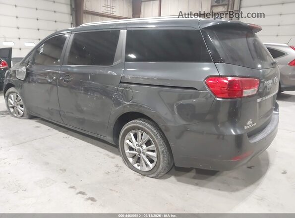 KNDMB5C13G6090524 2016 KIA SEDONA Gray Rear left