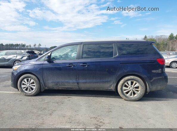 KNDMB5C13J6367938 2018 KIA SEDONA Dark Blue Սալոնի 360 աստիճան տեսք