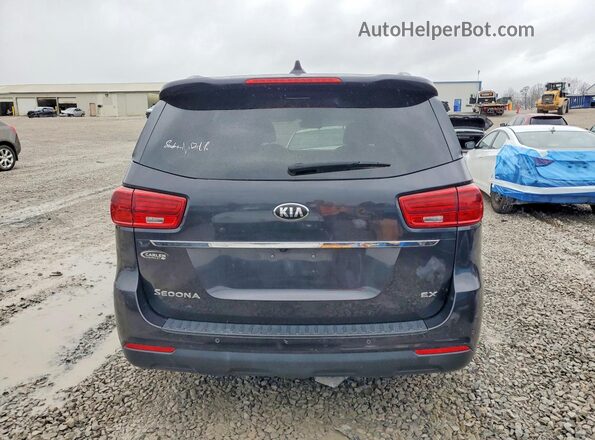 KNDMB5C13K6510825 2019 KIA SEDONA Charcoal Հետևի տեսք
