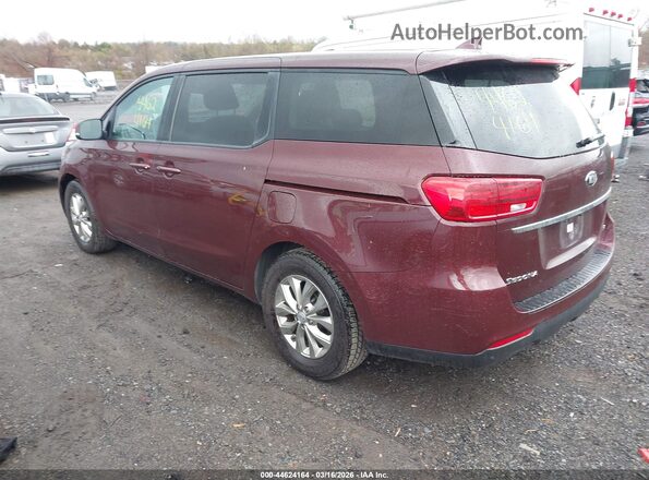 KNDMB5C13L6618928 2020 KIA SEDONA Burgundy 