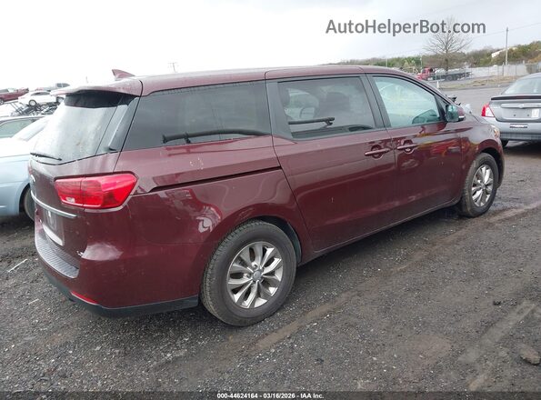 KNDMB5C13L6618928 2020 KIA SEDONA Burgundy 