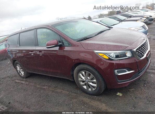KNDMB5C13L6618928 2020 KIA SEDONA Burgundy 
