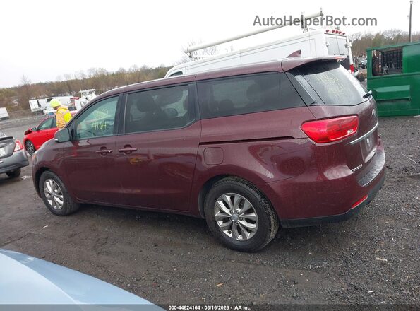 KNDMB5C13L6618928 2020 KIA SEDONA Burgundy 
