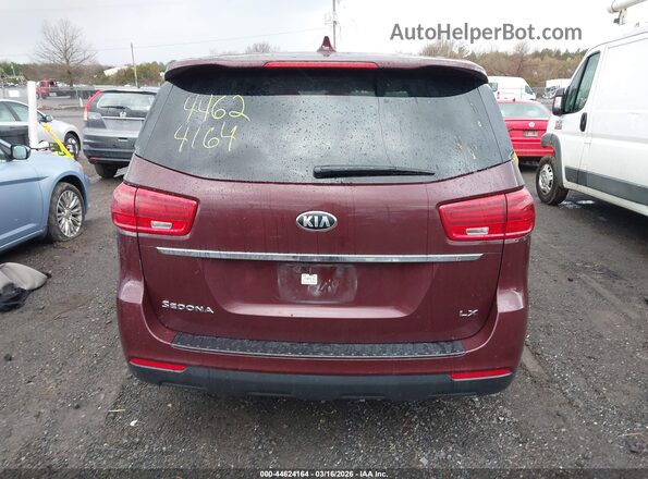 KNDMB5C13L6618928 2020 KIA SEDONA Burgundy 