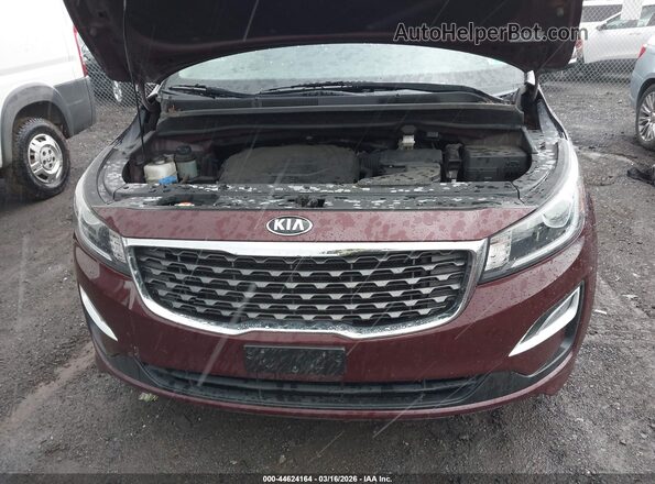 KNDMB5C13L6618928 2020 KIA SEDONA Burgundy 