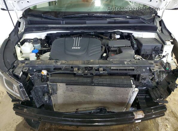 KNDMB5C14G6189806 2016 KIA SEDONA White Շարժիչի բաժամունքի տեսք