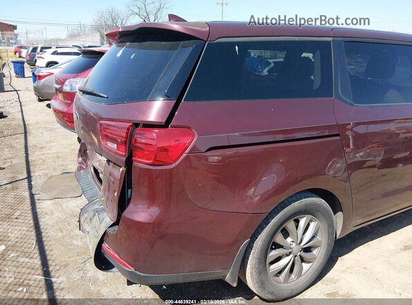 KNDMB5C14K6533501 2019 KIA SEDONA Maroon 