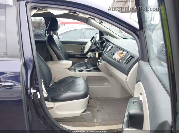 KNDMB5C14L6597796 2020 KIA SEDONA Blue Սալոնի դիմացի տեսք