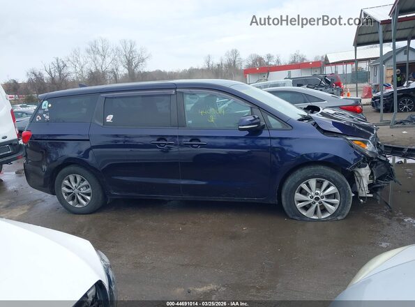 KNDMB5C14L6597796 2020 KIA SEDONA Blue Սալոնի հետևի տեսք
