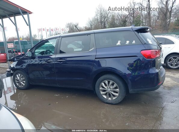 KNDMB5C14L6597796 2020 KIA SEDONA Blue Սալոնի 360 աստիճան տեսք