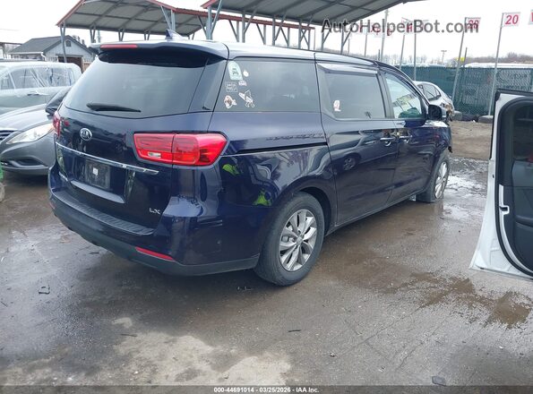 KNDMB5C14L6597796 2020 KIA SEDONA Blue Հետևի աջ