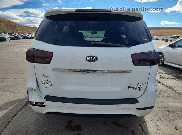 KNDMB5C15H6339181 2017 KIA SEDONA White Vista trasera