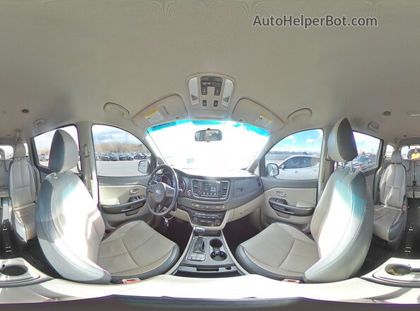 KNDMB5C15H6339181 2017 KIA SEDONA White Vista interior de 360 grados