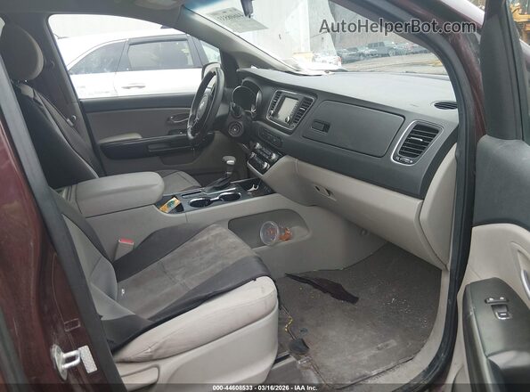 KNDMB5C15L6637013 2020 KIA SEDONA Maroon 