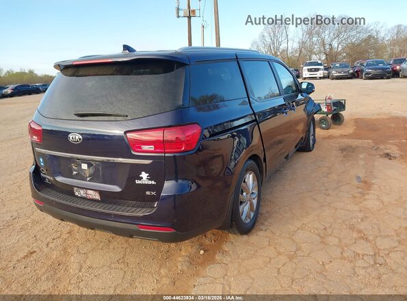 KNDMB5C15M6671504 2021 KIA SEDONA Dark Blue Tył prawy