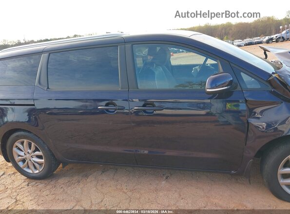 KNDMB5C15M6671504 2021 KIA SEDONA Dark Blue Widok wnętrza z tyłu