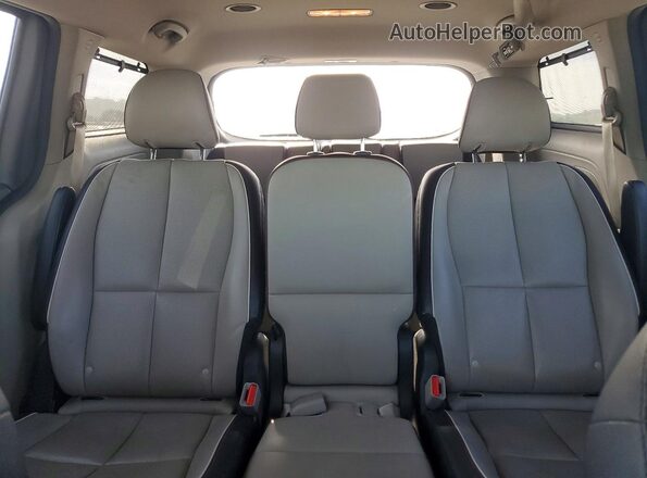 KNDMB5C17K6532780 2019 KIA SEDONA Gray Հետևի նստատեղերի տեսք