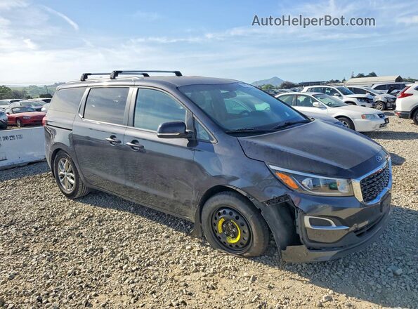 KNDMB5C17K6532780 2019 KIA SEDONA Gray Առջևի աջ