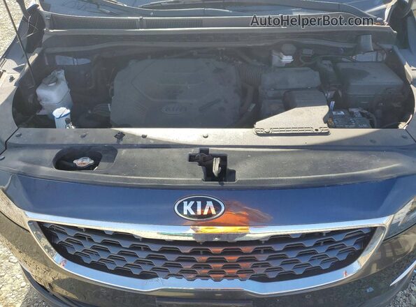 KNDMB5C17K6532780 2019 KIA SEDONA Gray Շարժիչի բաժամունքի տեսք