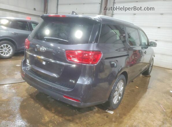 KNDMB5C17M6673335 2021 KIA SEDONA Charcoal Trasero derecho