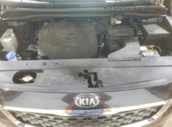 KNDMB5C17M6673335 2021 KIA SEDONA Charcoal Vista del compartimento del motor