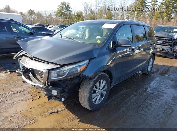 KNDMB5C18G6085089 2016 KIA SEDONA Black Front left