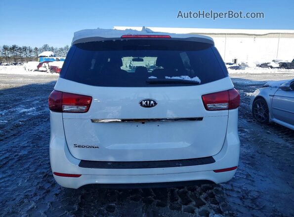 KNDMB5C18J6383164 2018 KIA SEDONA White უკანა ხედი
