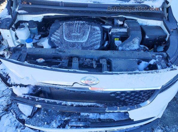 KNDMB5C18J6383164 2018 KIA SEDONA White ძრავის განყოფილების ხედი