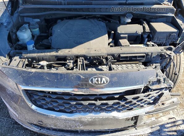 KNDMB5C18M6673134 2021 KIA SEDONA Black Vista del compartimento del motor