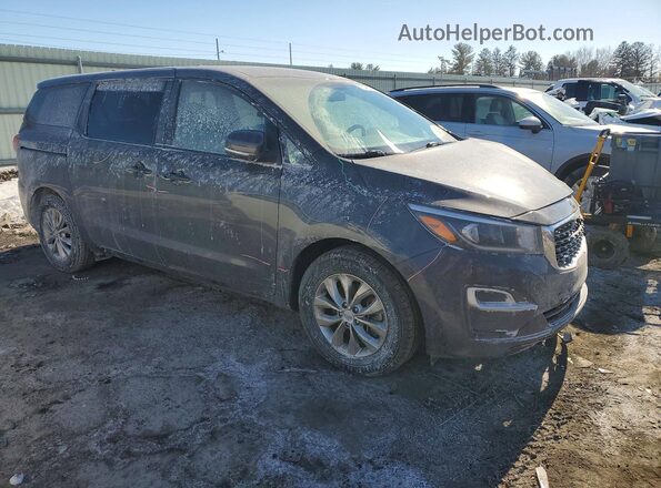 KNDMB5C18M6673134 2021 KIA SEDONA Black Delantero derecho
