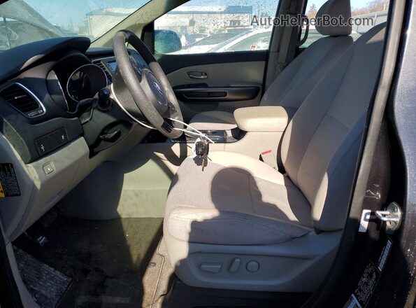 KNDMB5C18M6673134 2021 KIA SEDONA Black Vista interior delantera