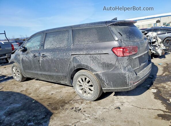 KNDMB5C18M6673134 2021 KIA SEDONA Black Trasero izquierdo