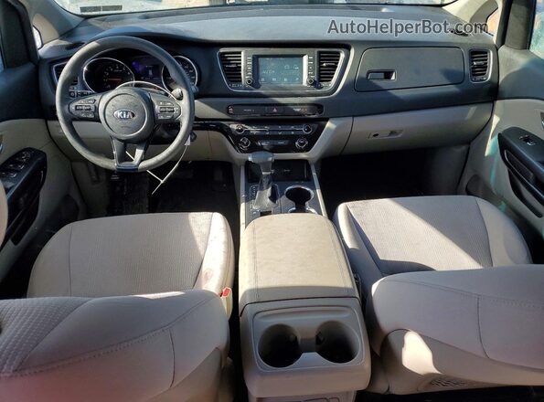 KNDMB5C18M6673134 2021 KIA SEDONA Black Vista del salpicadero