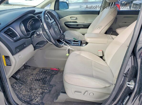 KNDMB5C19K6467723 2019 KIA SEDONA Black Սալոնի դիմացի տեսք