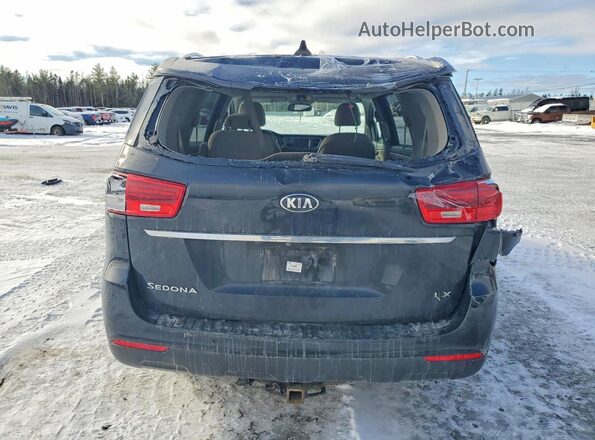 KNDMB5C19K6467723 2019 KIA SEDONA Black Հետևի տեսք