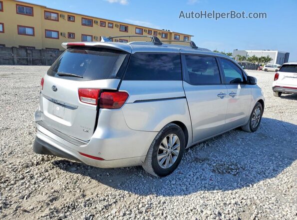 KNDMB5C1XG6179796 2016 KIA SEDONA Silver Tył prawy