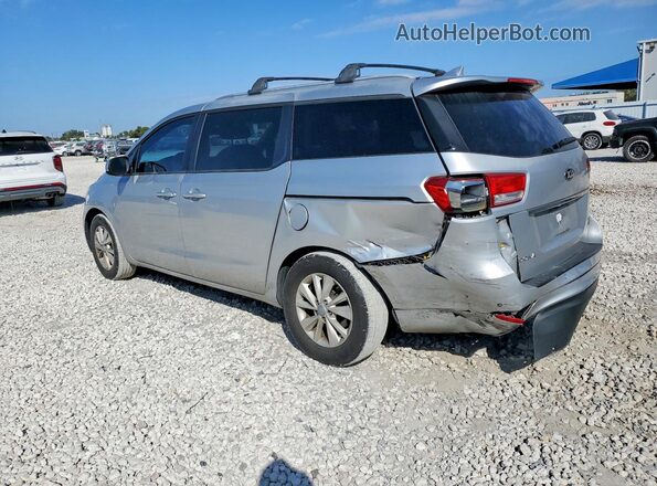 KNDMB5C1XG6179796 2016 KIA SEDONA Silver Tył lewy
