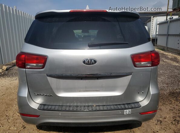 KNDMB5C1XH6267717 2017 KIA SEDONA Серебряный 