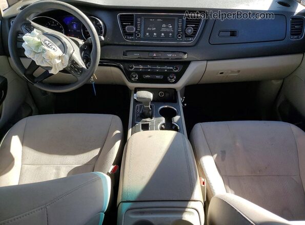 KNDMB5C1XM6665357 2021 KIA SEDONA White Widok deski rozdzielczej