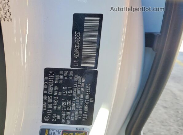 KNDMB5C1XM6665357 2021 KIA SEDONA White Widok wnętrza 360 stopni