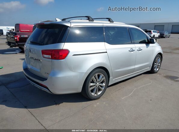 KNDME5C12H6273048 2017 KIA SEDONA Silver Tył prawy