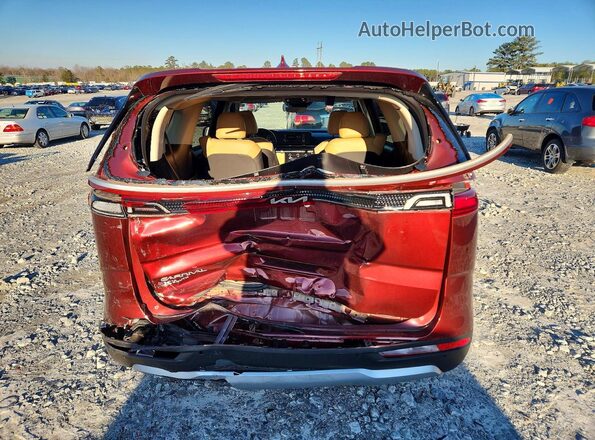 KNDNB4H30R6335579 2024 KIA CARNIVAL Red Հետևի տեսք