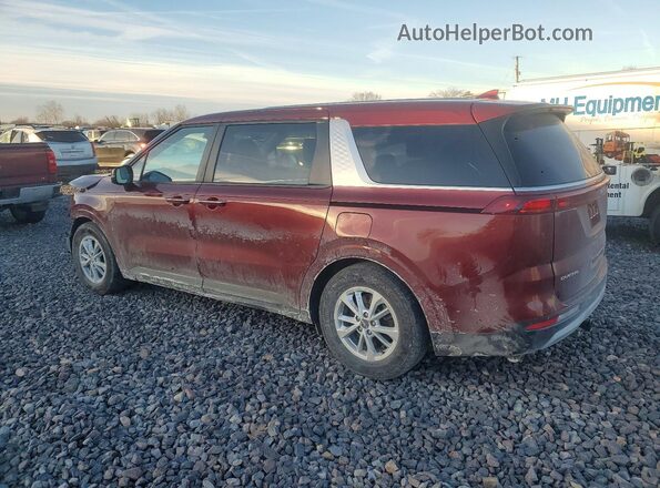 KNDNB4H32P6229034 2023 KIA CARNIVAL Темно-бордовый Задняя левая четверть