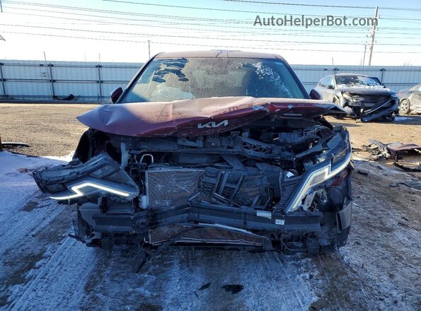 KNDNB4H33N6096037 2022 KIA CARNIVAL Red Widok z przodu