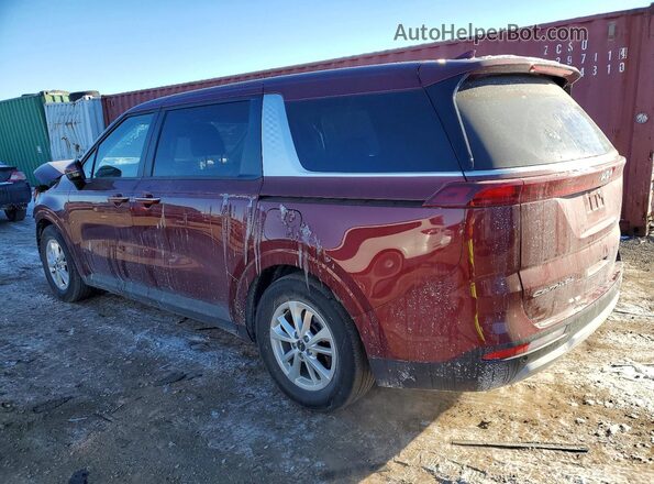 KNDNB4H33N6096037 2022 KIA CARNIVAL Red Tył lewy