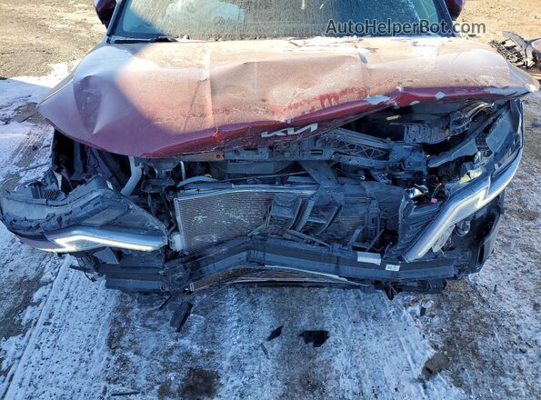 KNDNB4H33N6096037 2022 KIA CARNIVAL Red Widok komory silnika