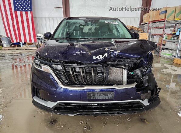 KNDNB4H34P6234798 2023 KIA CARNIVAL Blue Front view