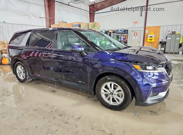 KNDNB4H34P6234798 2023 KIA CARNIVAL Blue Front right